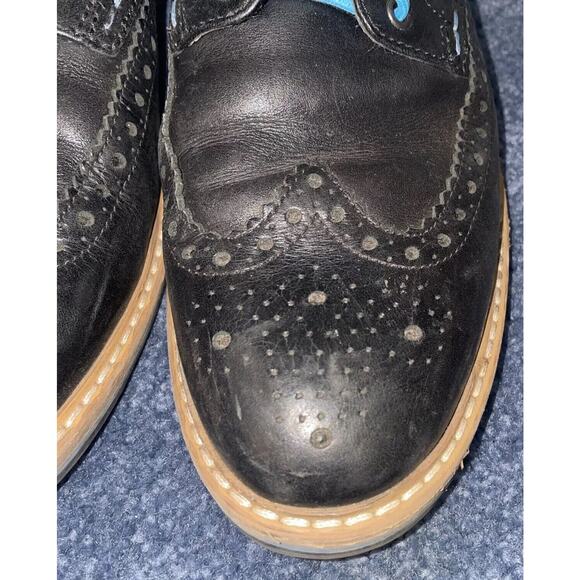 Clarks Tor England Black Blue Mens Wingtip Oxfords Shoes Leather Size 9M main image 13